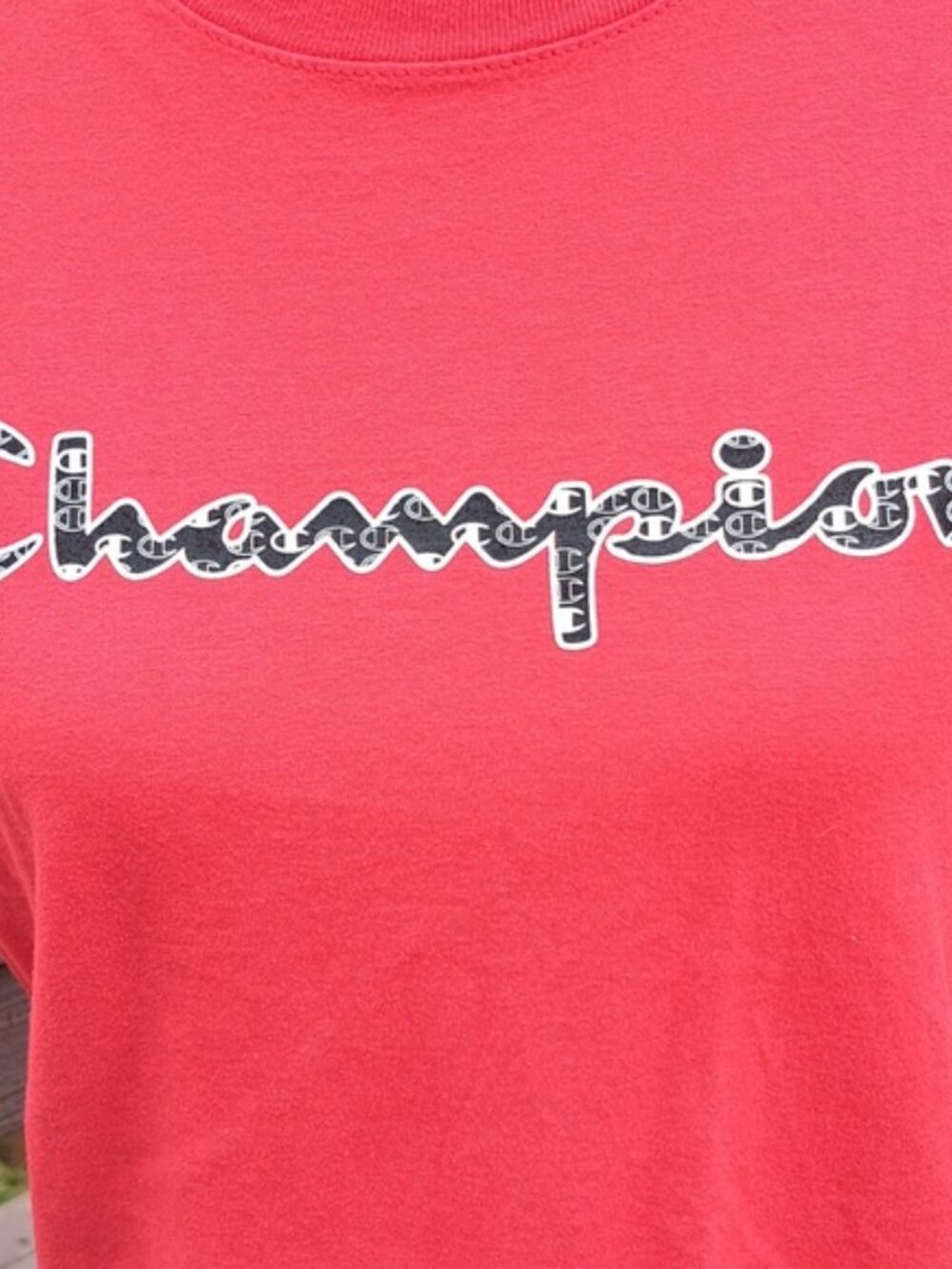 Champion Athletics Red T-shirt NWOT M Men Women Teen Unisex - Picture 9 of 9